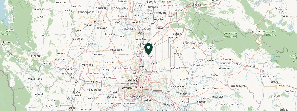 Map of Khlong Luang, Pathum Thani, Thailand