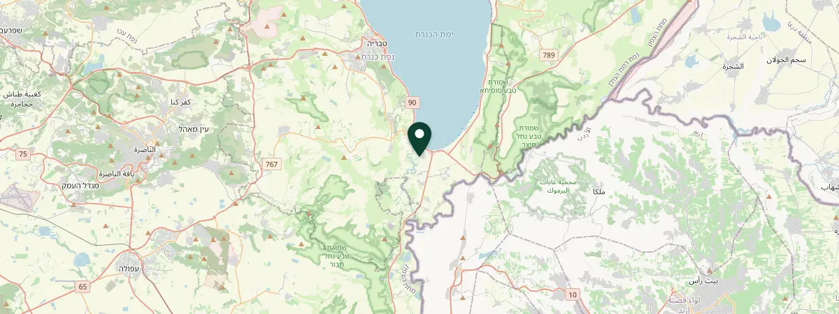 Map of Deganya Bet, Israel
