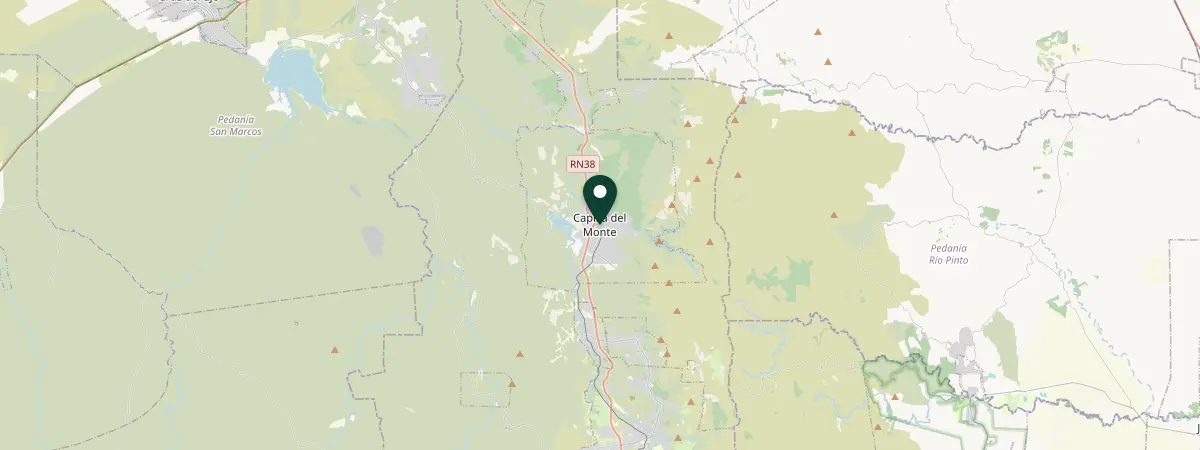 Map of Capilla del Monte, Córdoba, Argentina