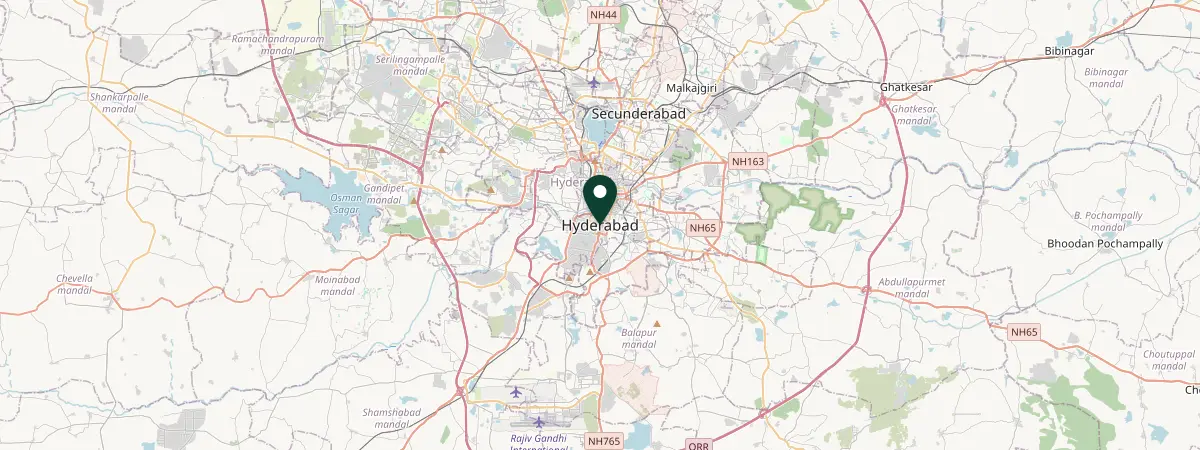 Map of Hyderabad - 500 070, India