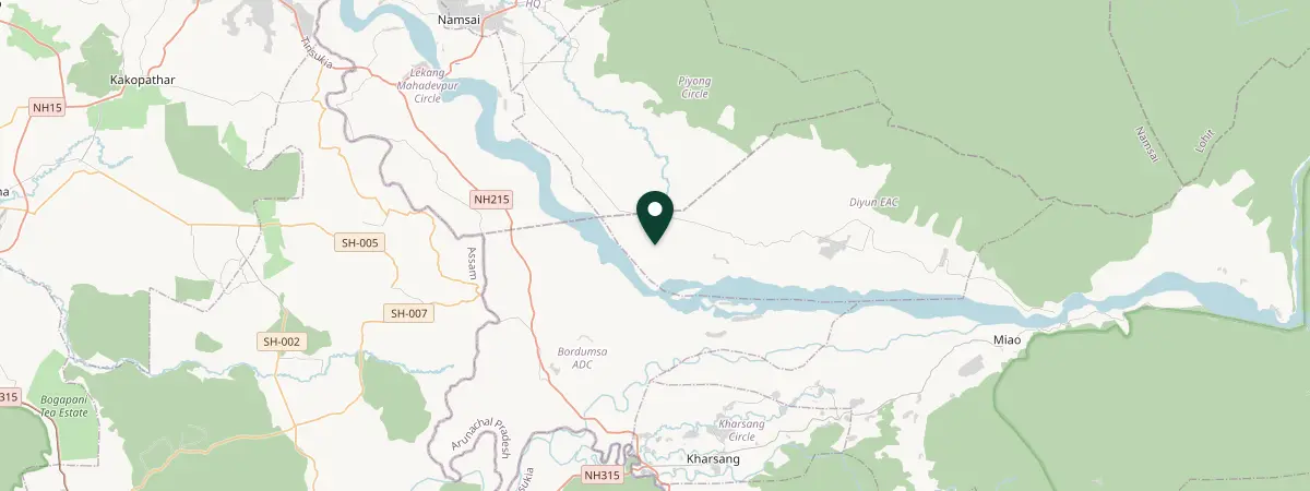 Map of Mudoi, India