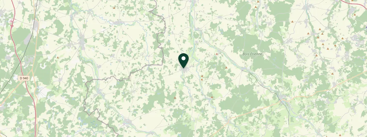 Map of Champignelles, Yonne, France