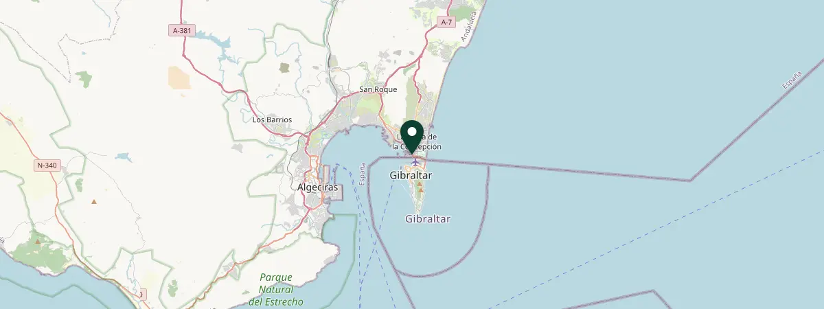 Map of Center and South Area, West, Spain