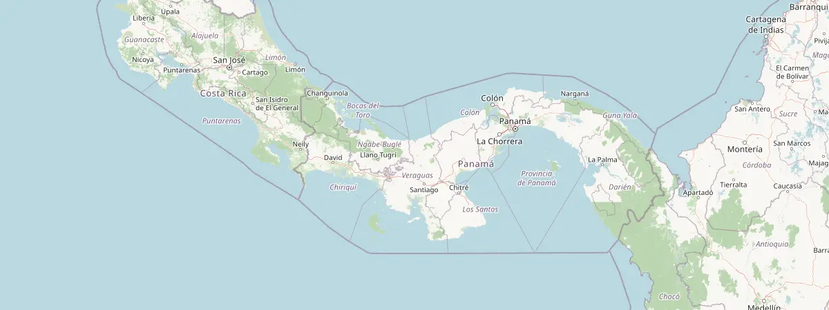 Map of Panama