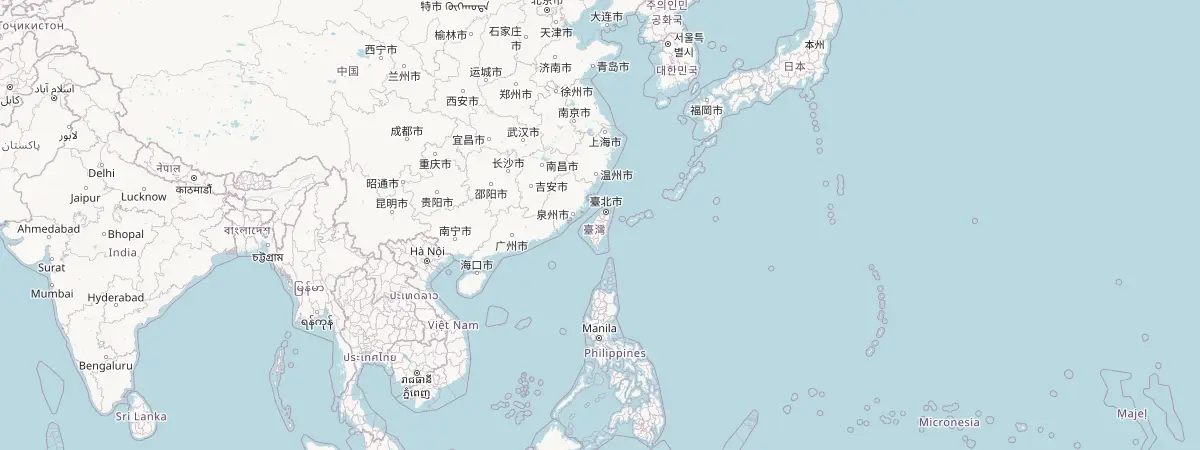 Map of All Sites in Taiwan, Taiwan