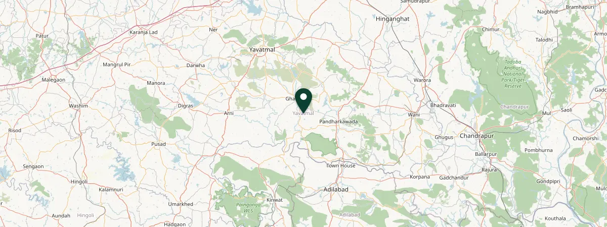 Map of Yavatmal, India