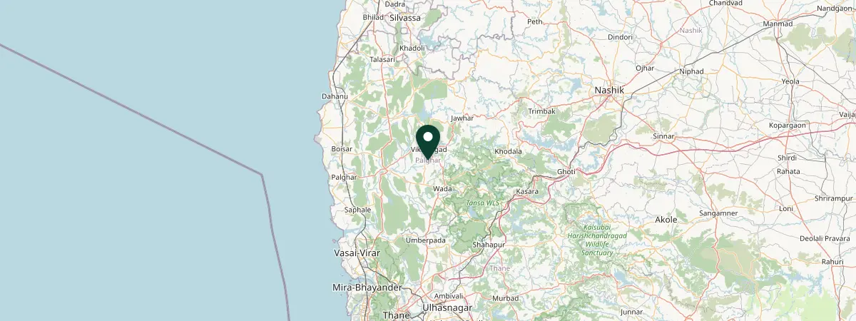 Map of Palghar, India