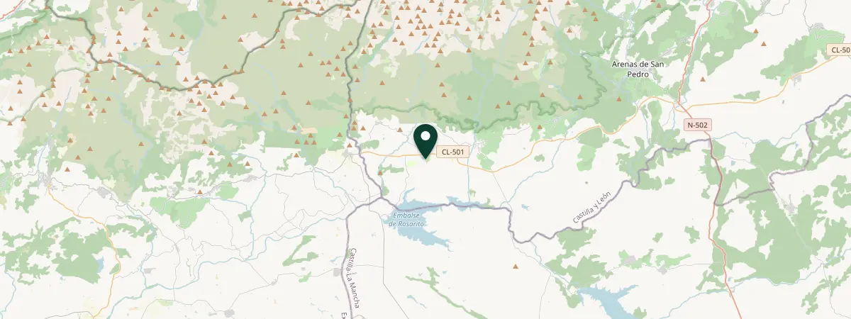 Map of Dhamma Sacca, Ávila, Spain