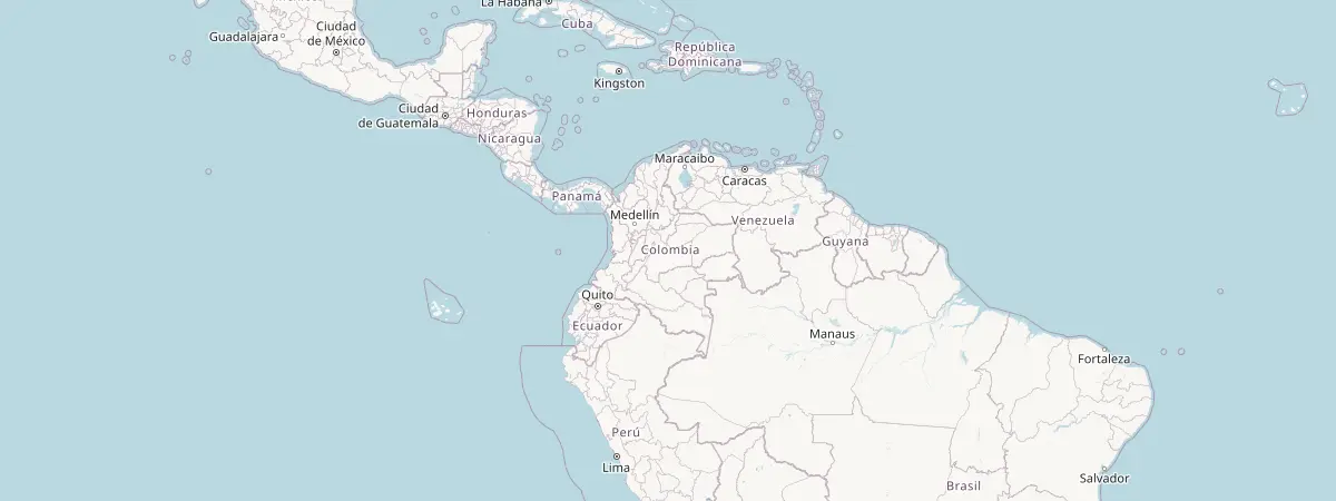 Map of Colombia