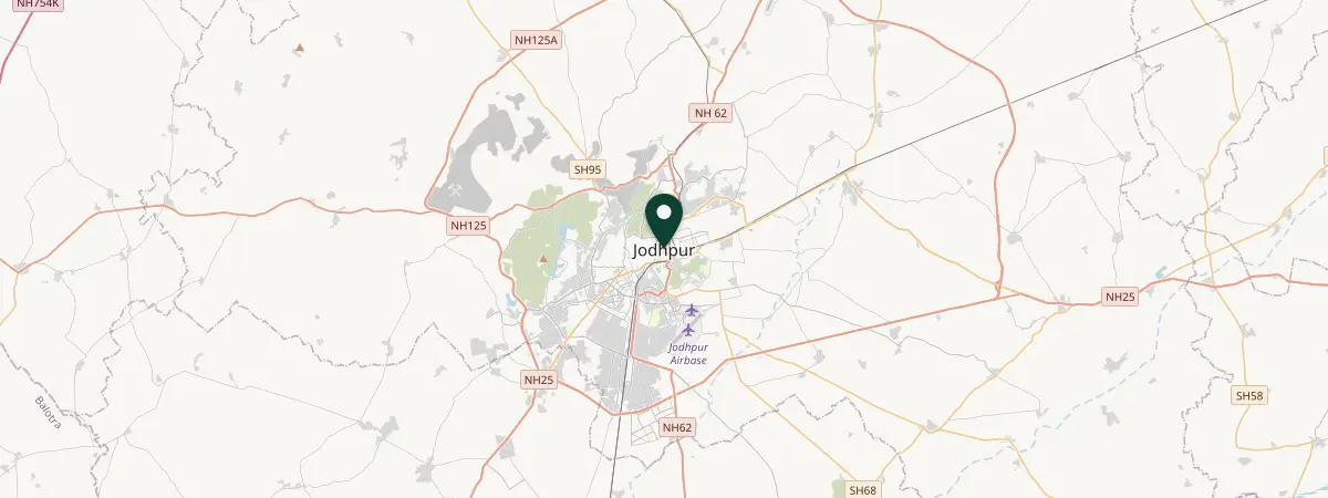 Map of Jodhpur, India