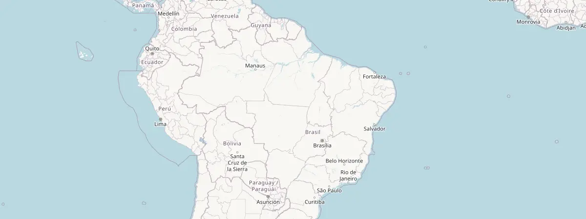 Map of Brazil