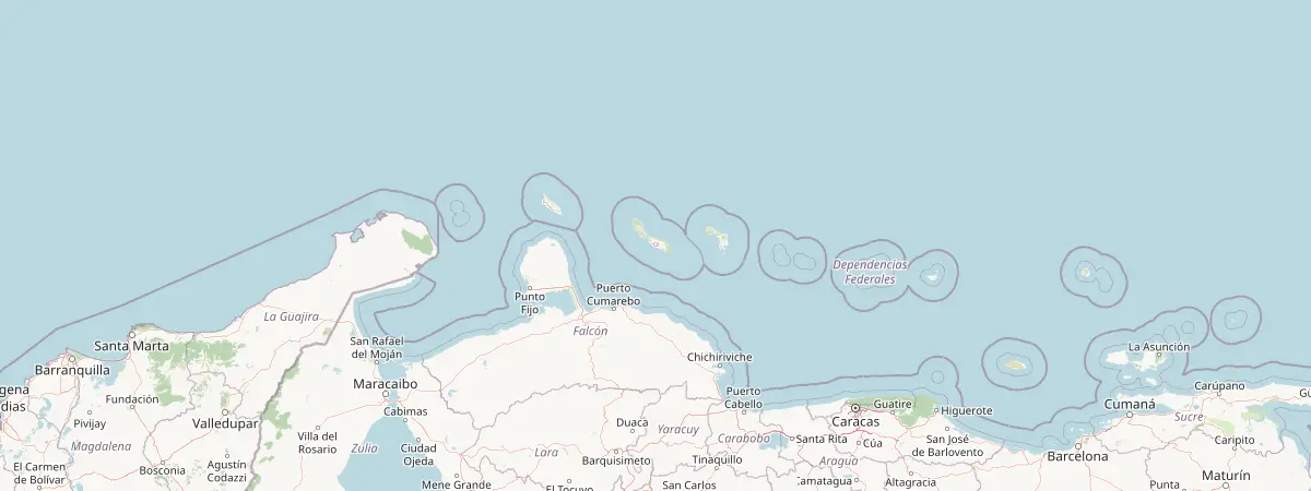 Map of Curaçao