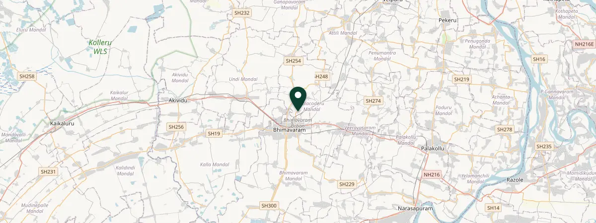Map of Kumudavalli Village, India
