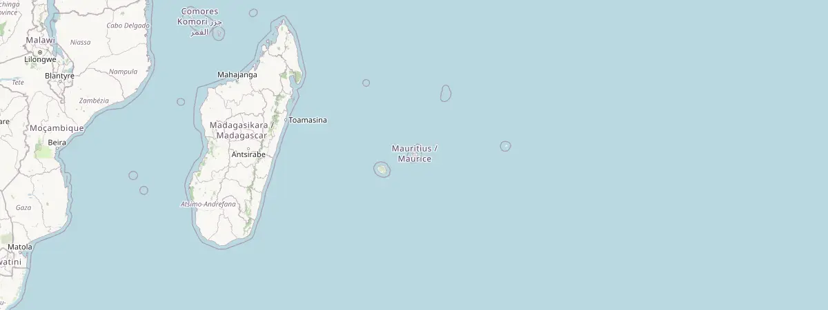 Map of Mauritius
