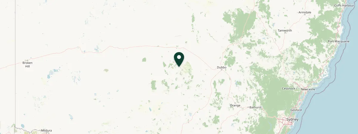 Map of Northern Rivers Gold Coast, New South Wales, Australia