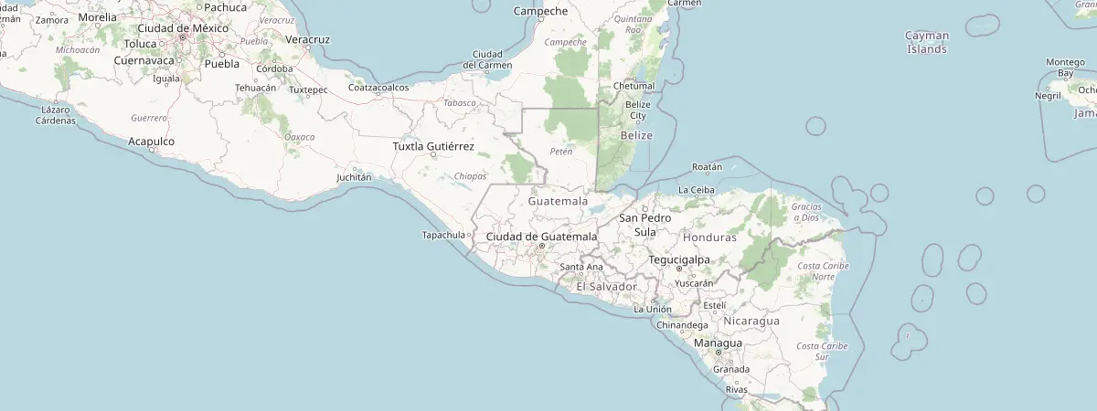 Map of Guatemala
