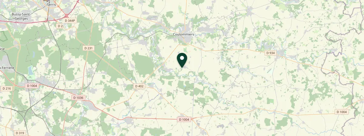 Map of Beautheil-Saints, Seine-et-Marne, France