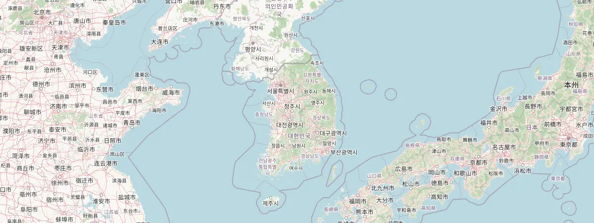 Map of Jinan-gun, Chǒllabuk-do, South Korea