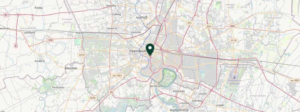 Map of Bangkok, Krung Thep Maha Nakhon [Bangkok], Thailand