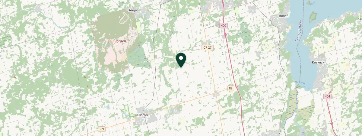 Map of Egbert, Ontario, Canada