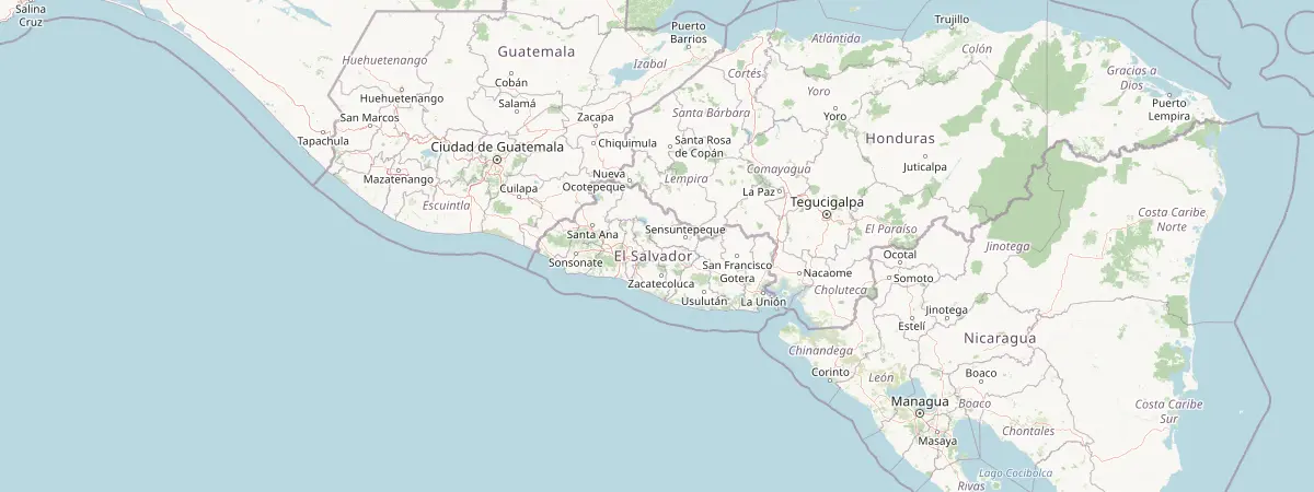 Map of El Salvador
