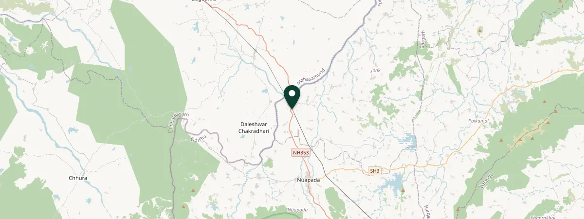 Map of Khariar Road, India