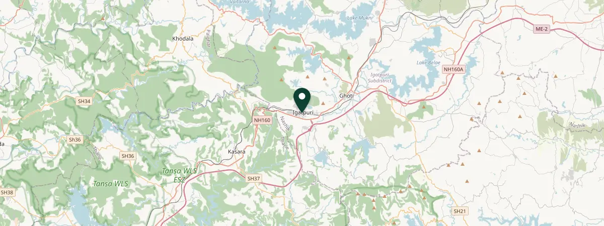 Map of Igatpuri, India