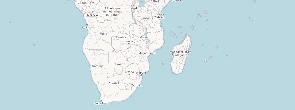 Map of Mozambique