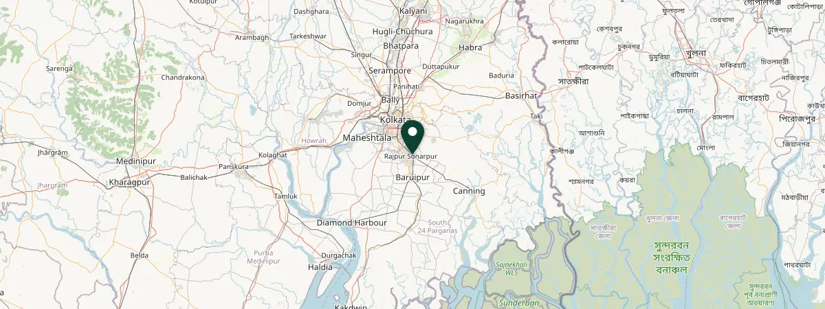 Map of Sonarpur, India
