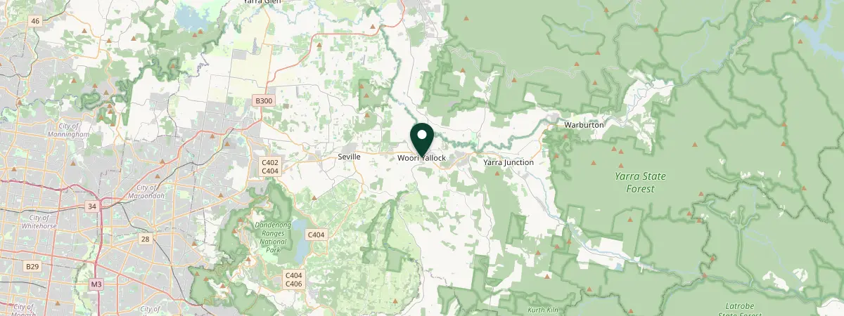 Map of Woori Yallock, Victoria, Australia