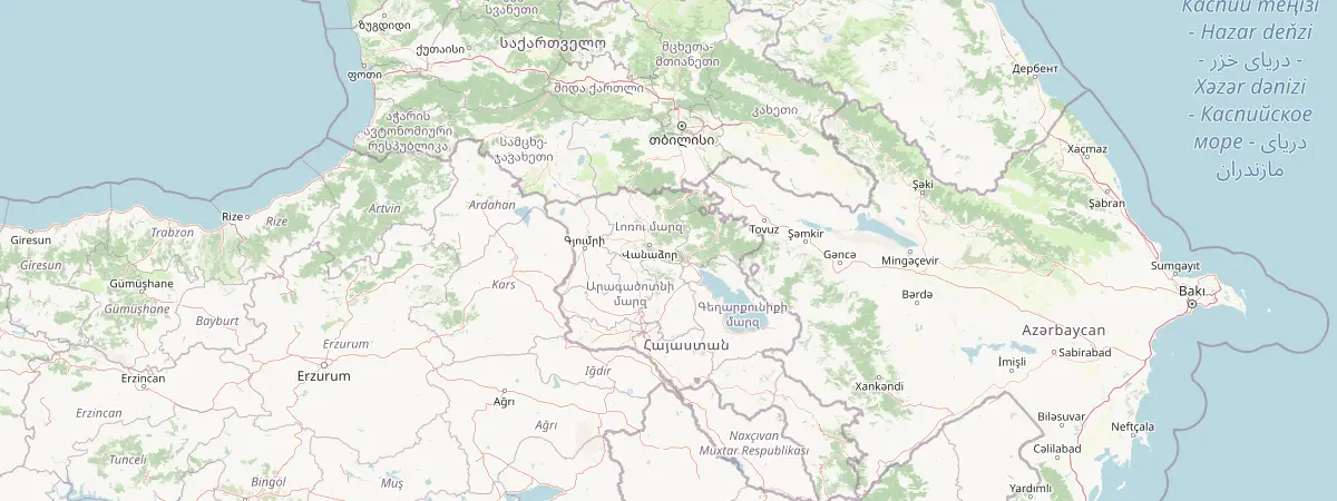 Map of Armenia