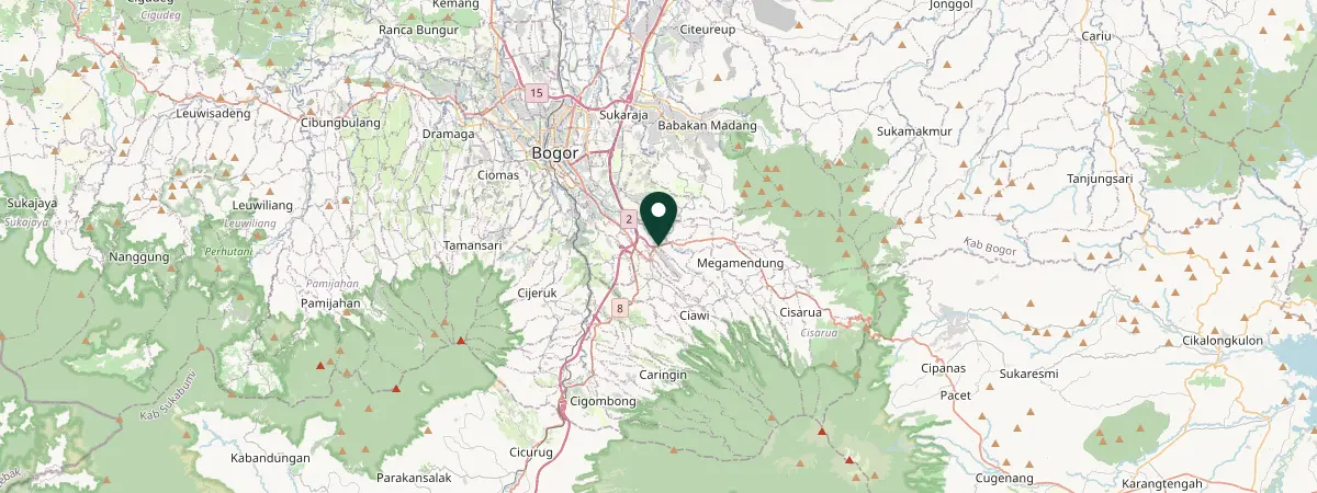 Map of Gadog-Puncak, Jawa Barat, Indonesia