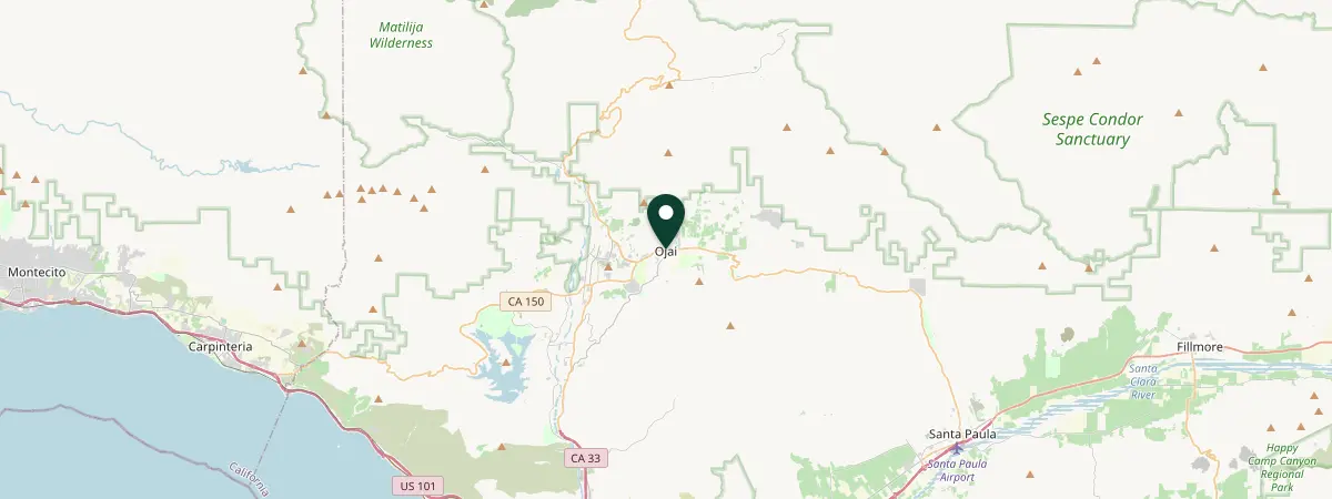 Map of Ojai, CA, United States