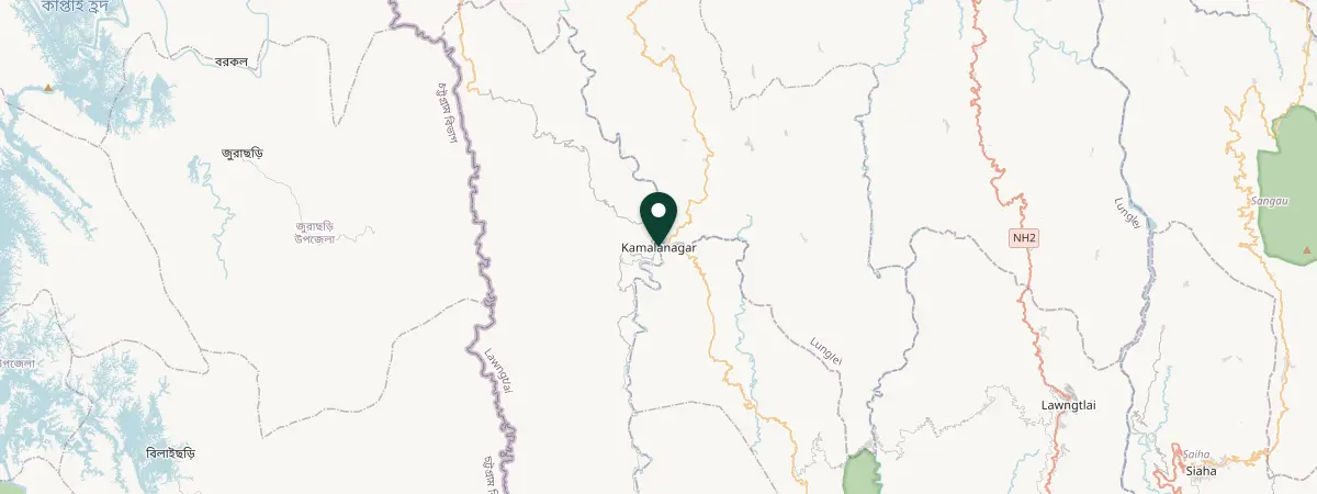 Map of Kamalanagar, India