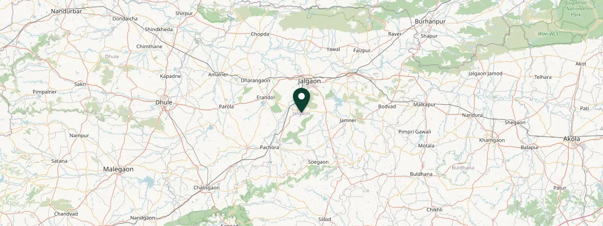 Map of Jalgaon, India