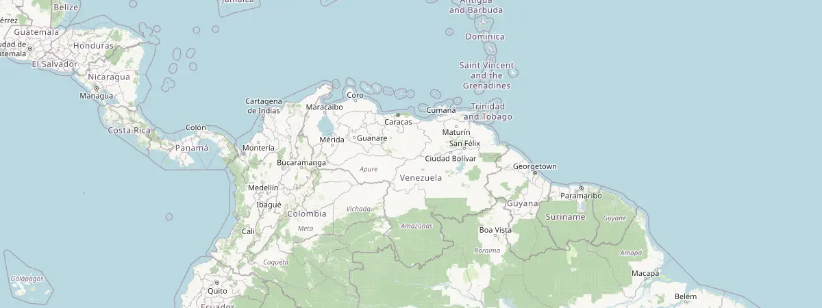 Map of Venezuela
