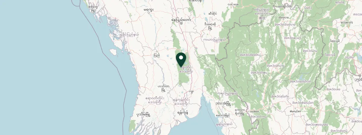 Map of Thayawaddi, Bago, Myanmar (Burma)